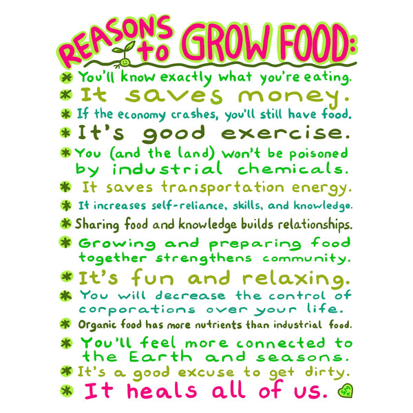 Reasons to Grow Food