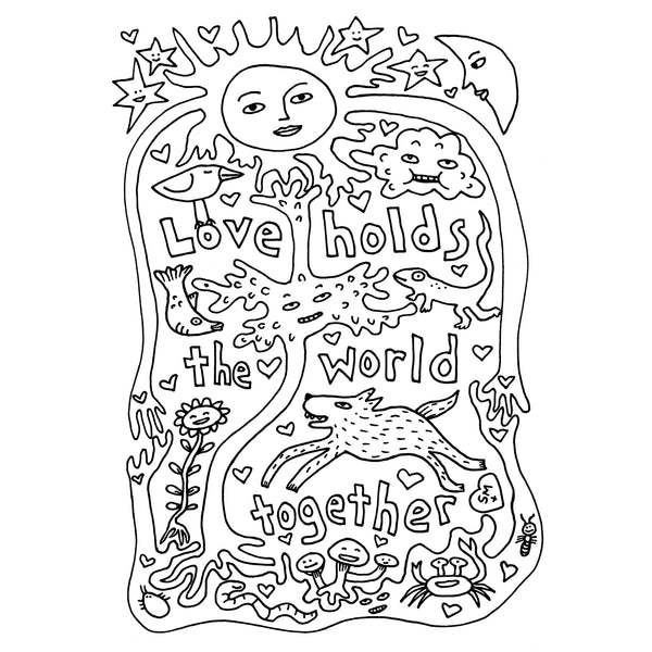 Earth Day coloring pages (print them yourself)