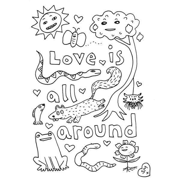Earth Day coloring pages (print them yourself)