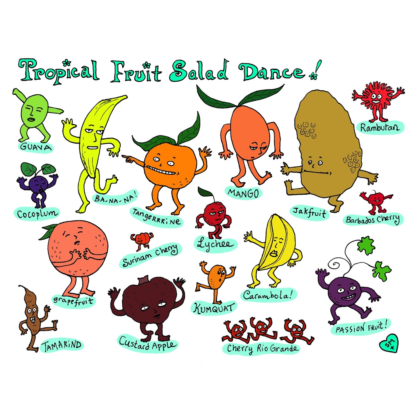 Tropical Fruit Salad Dance