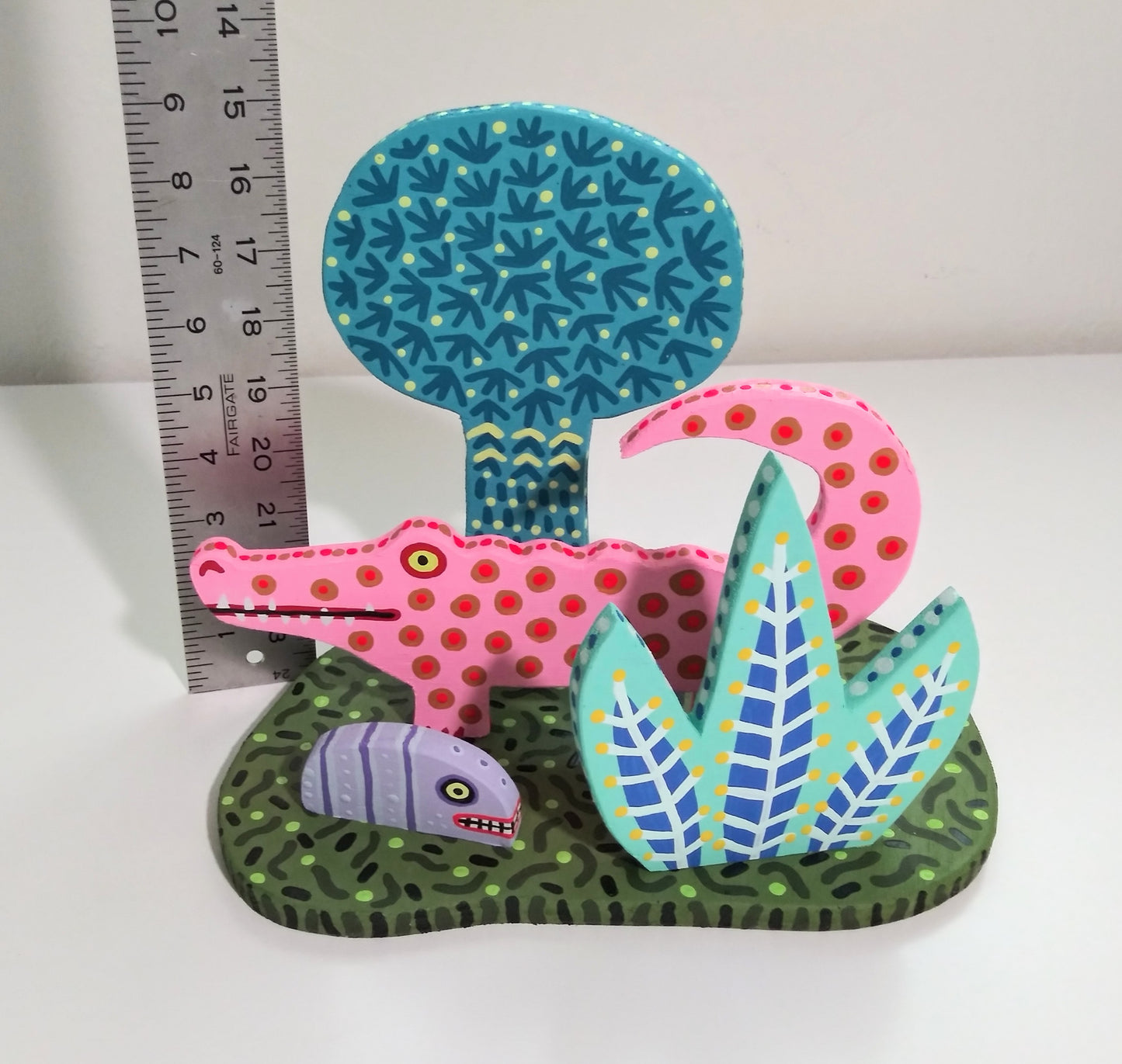 Pink Alligator with Roly-Poly