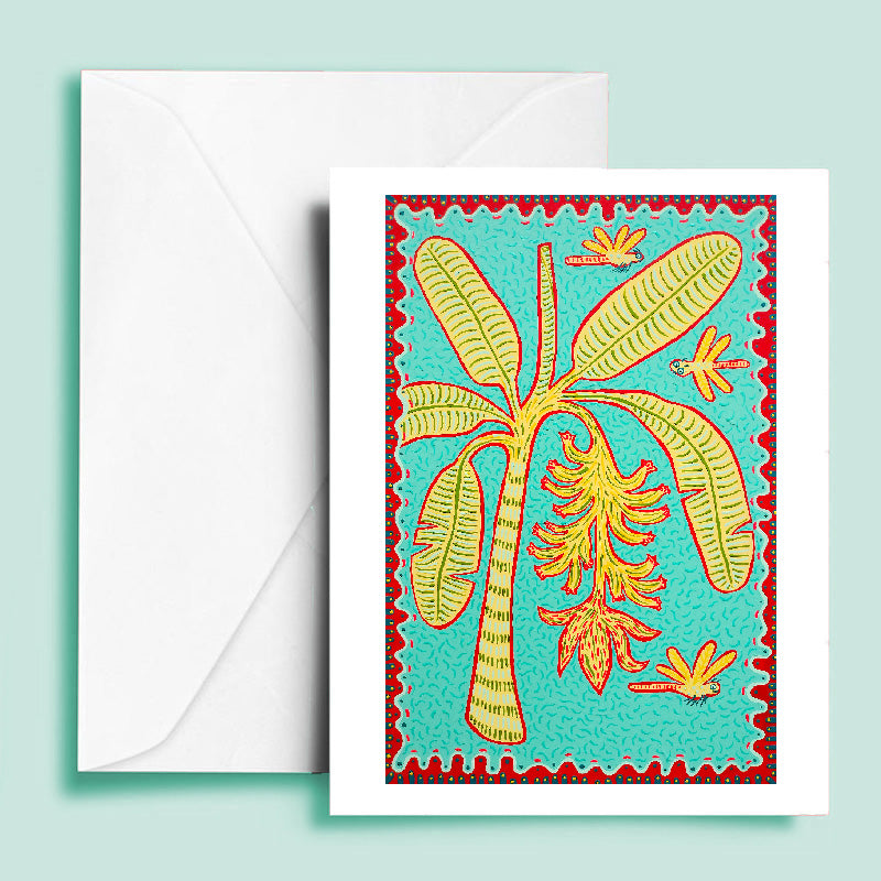 Banana Tree + Dragonflies
