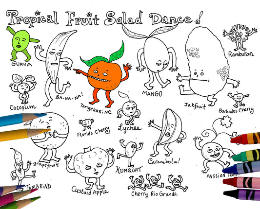 Tropical Fruit Salad Dance (3-pack)