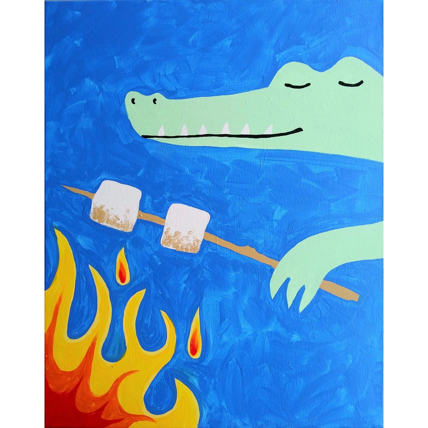 Gator with Marshmallows