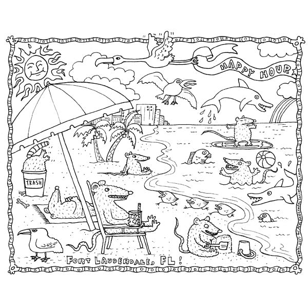 Possums at the Beach (3-pack)