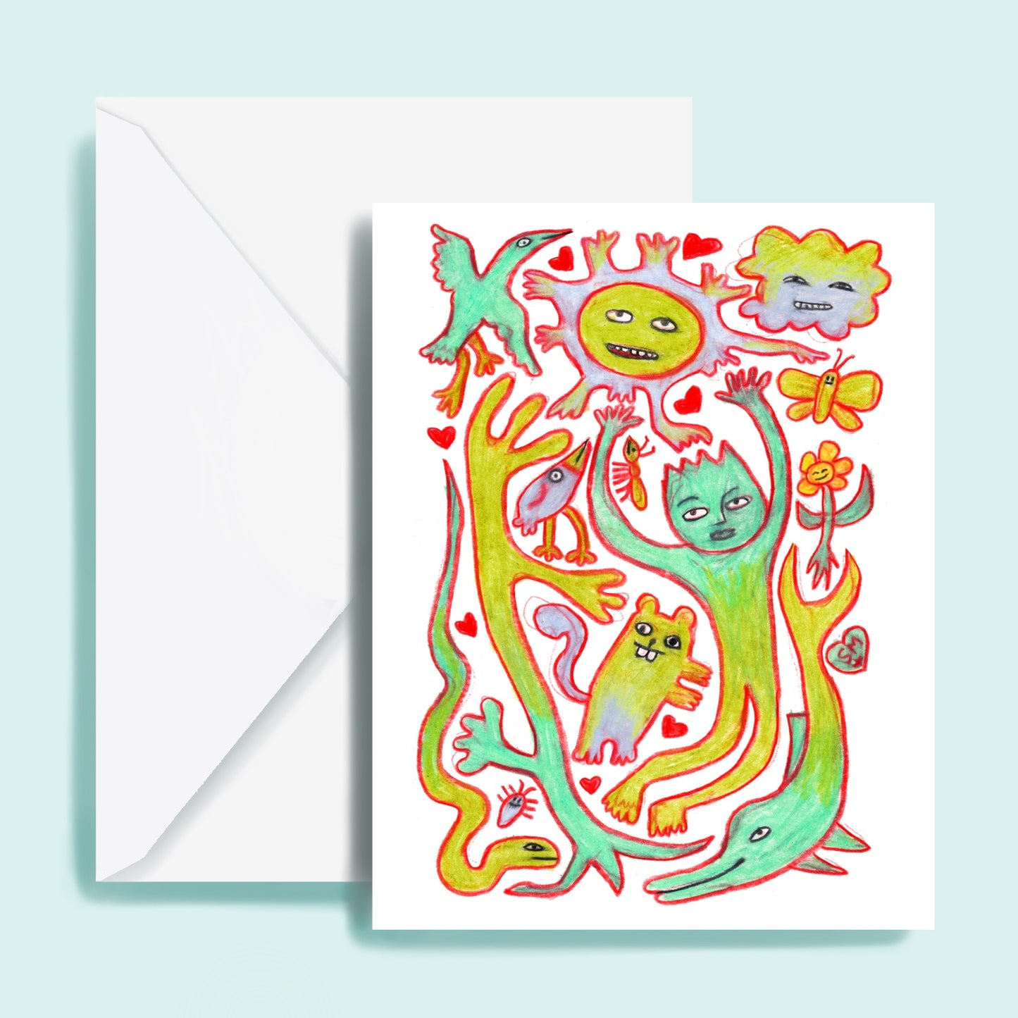 Love Is All Around with Dolphin + Snake