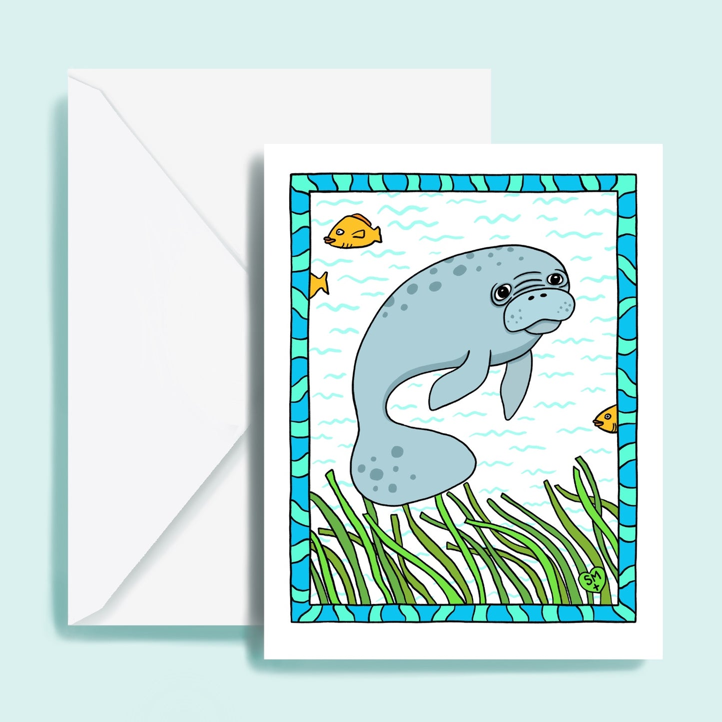 Manatee + Seagrass