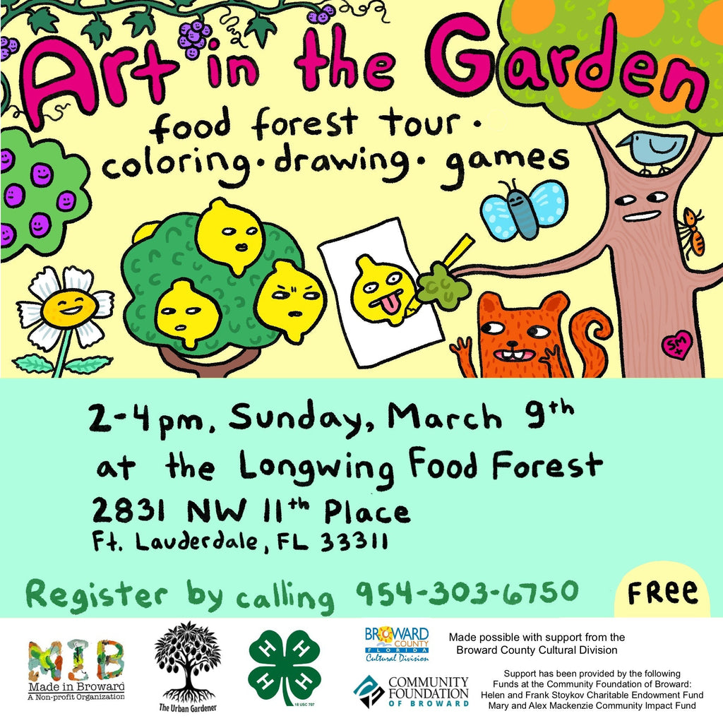 March 9 (Sunday): Art in the Garden, Fort Lauderdale