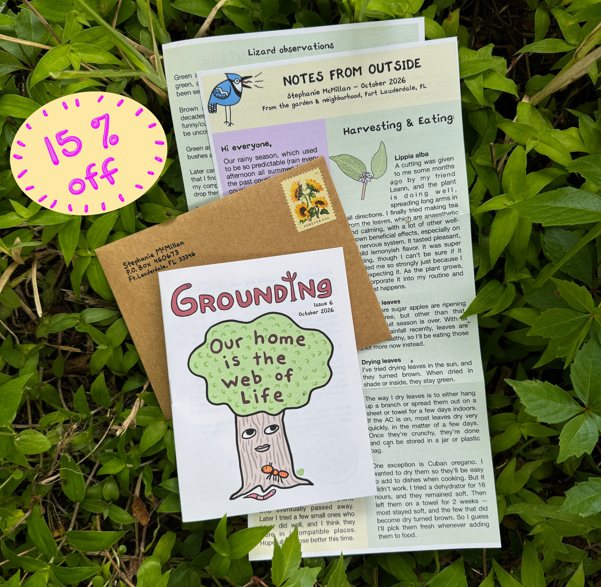 Grounding - by mail, annual subscription 15% off