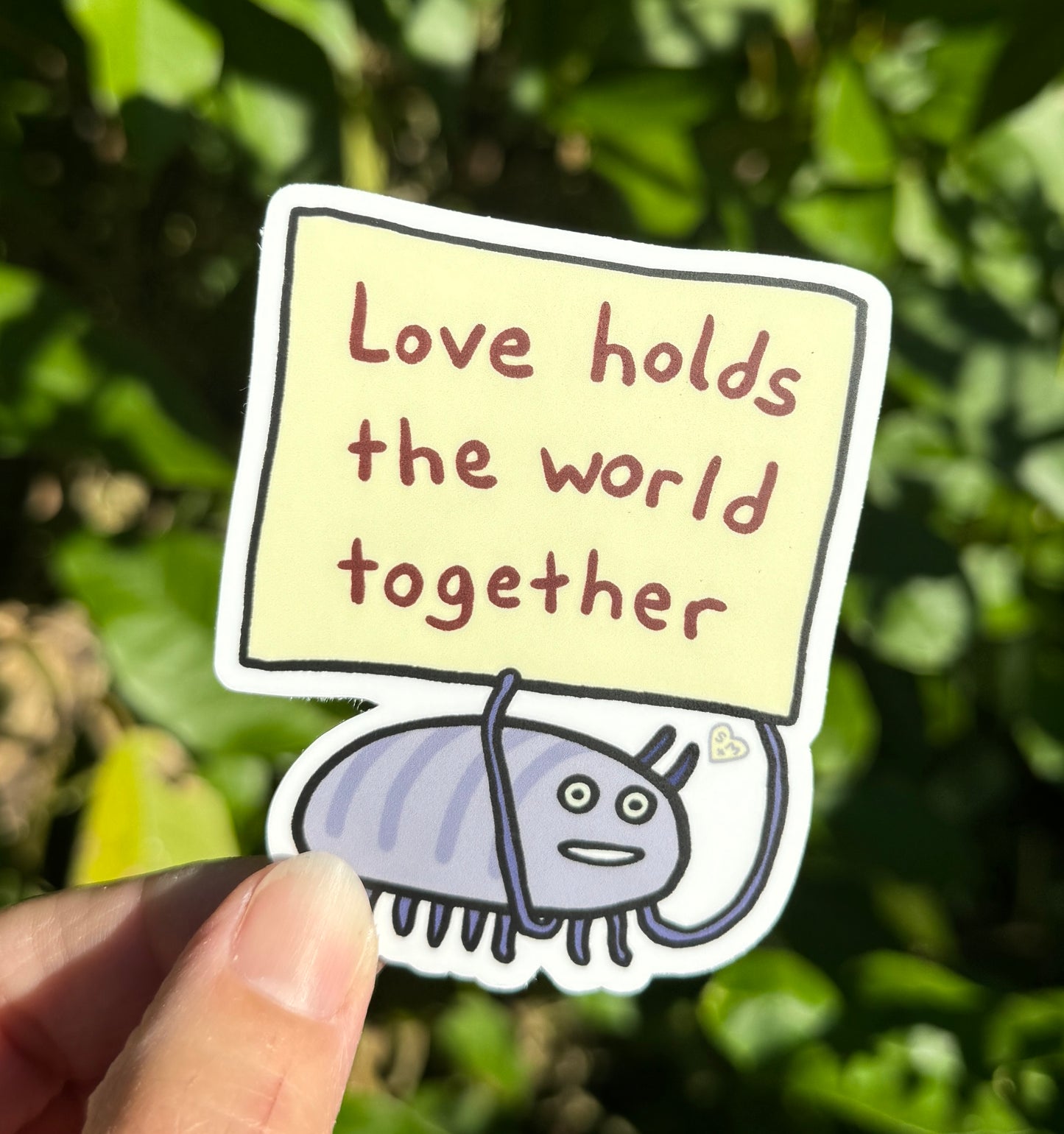 Love holds the world together (roly-poly)