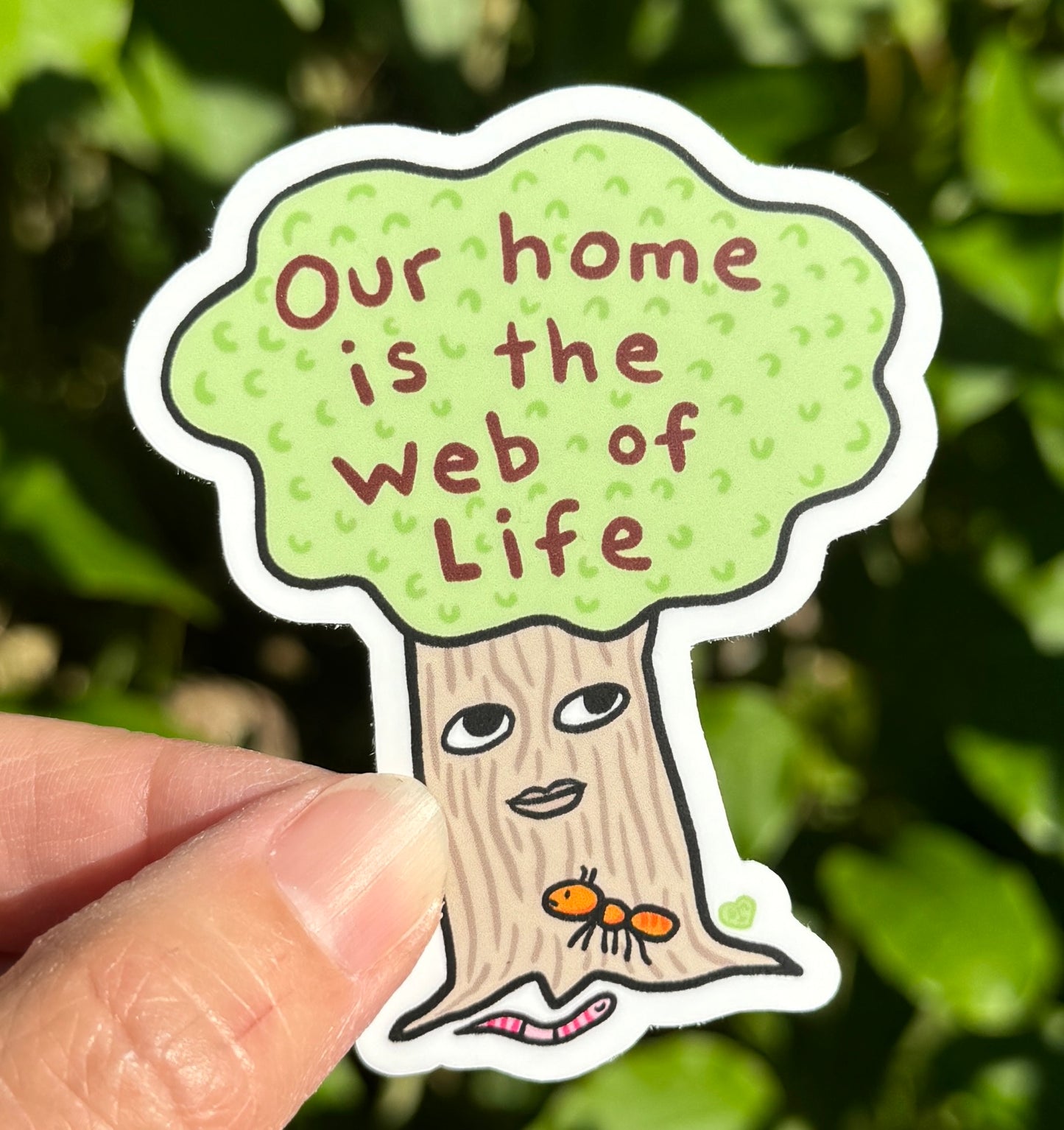 Our home is the web of life