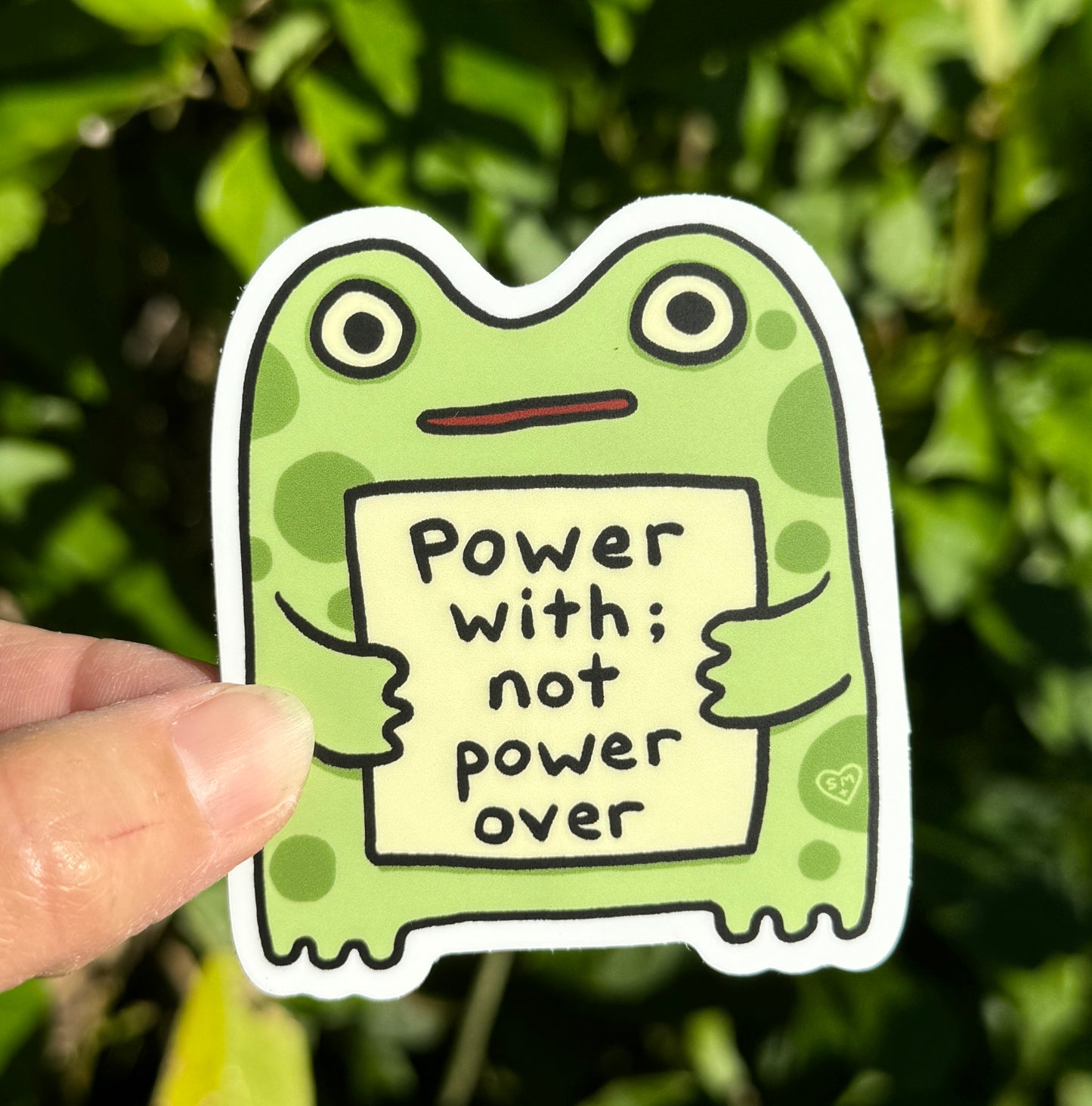 Power with; not power over