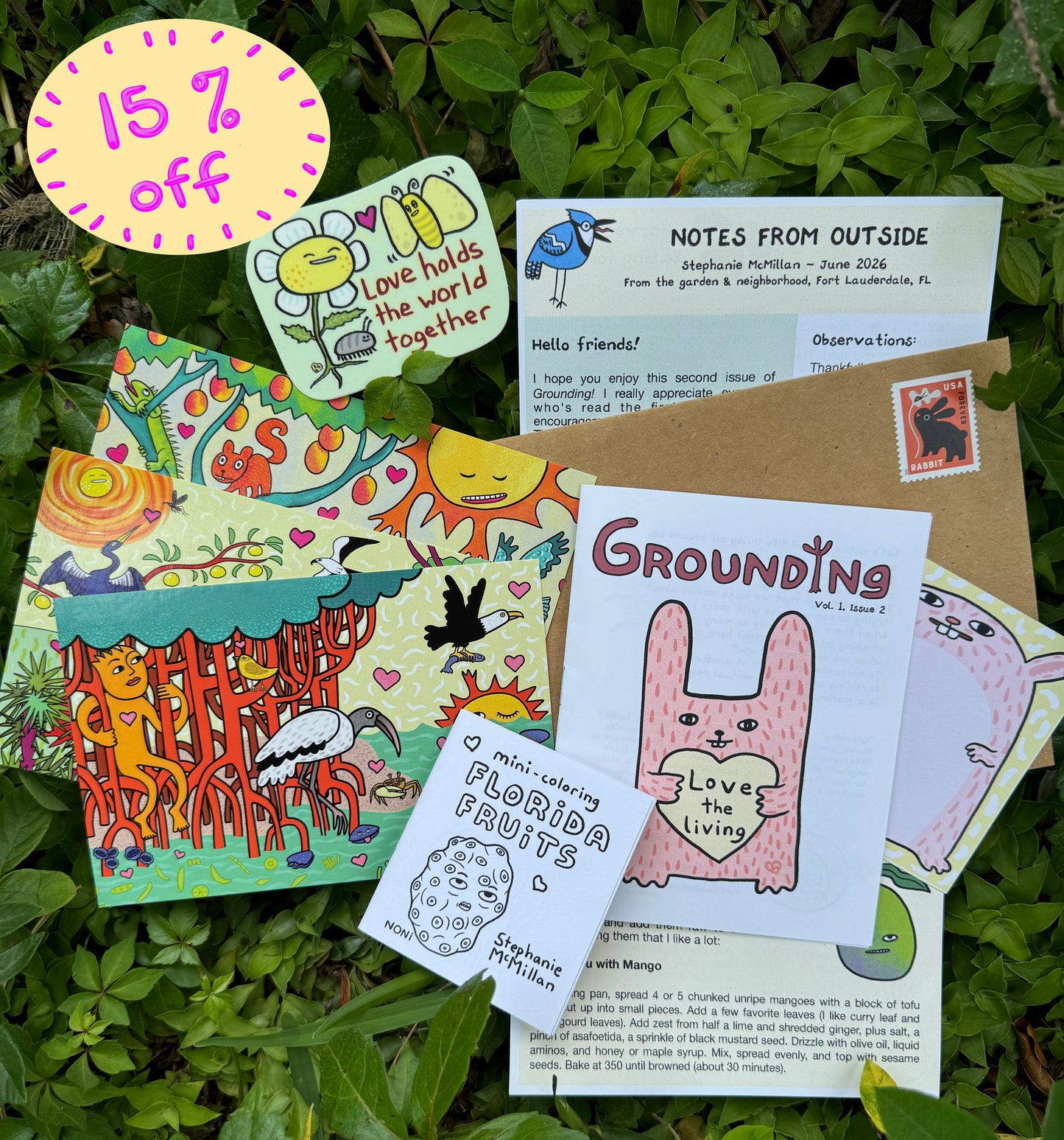 Grounding with Extra Art - by mail, annual subscription 15% off