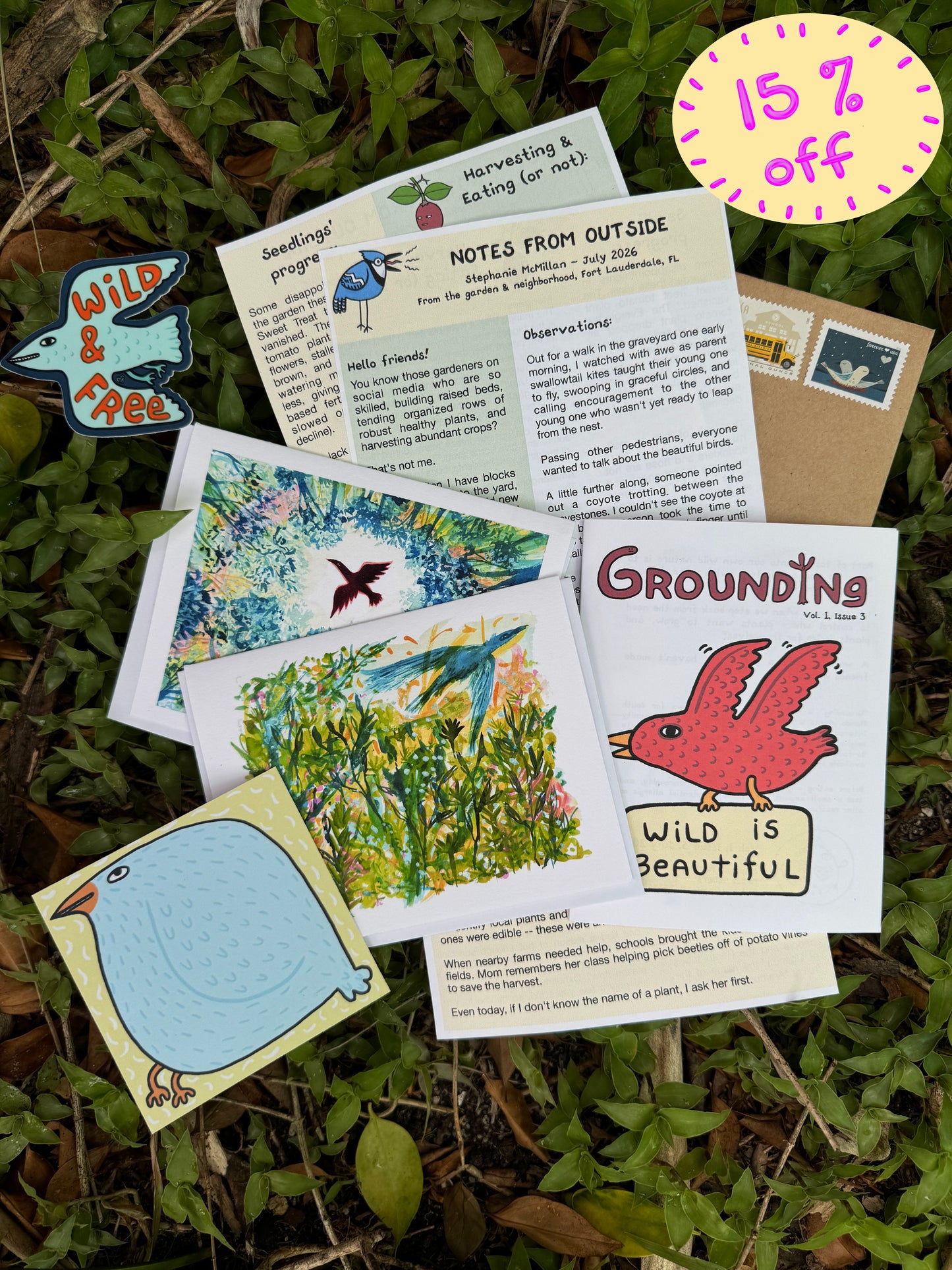 Grounding with Extra Art - by mail, annual subscription 15% off
