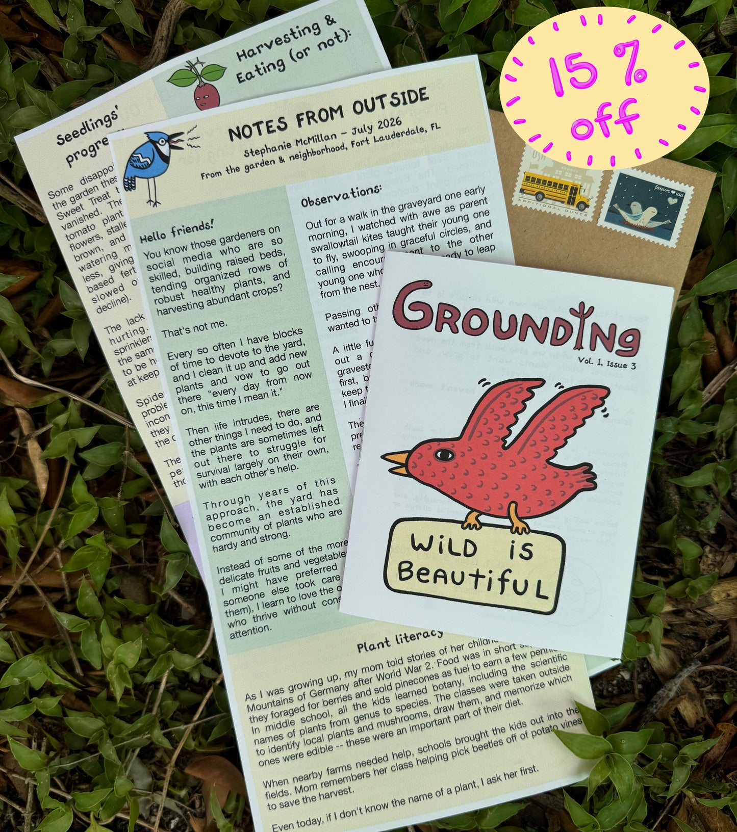 Grounding - by mail, annual subscription 15% off
