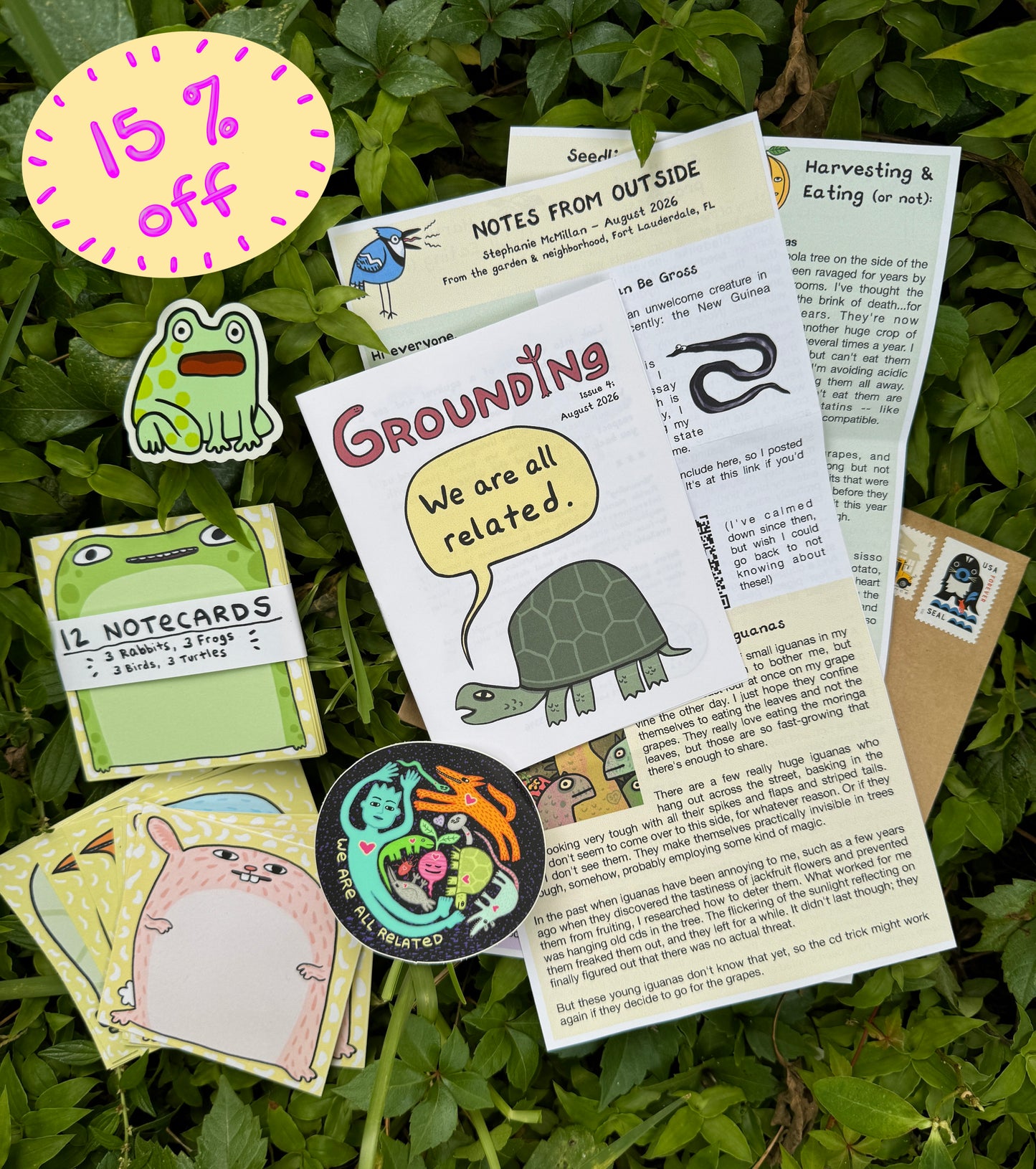 Grounding with Extra Art - by mail, annual subscription 15% off