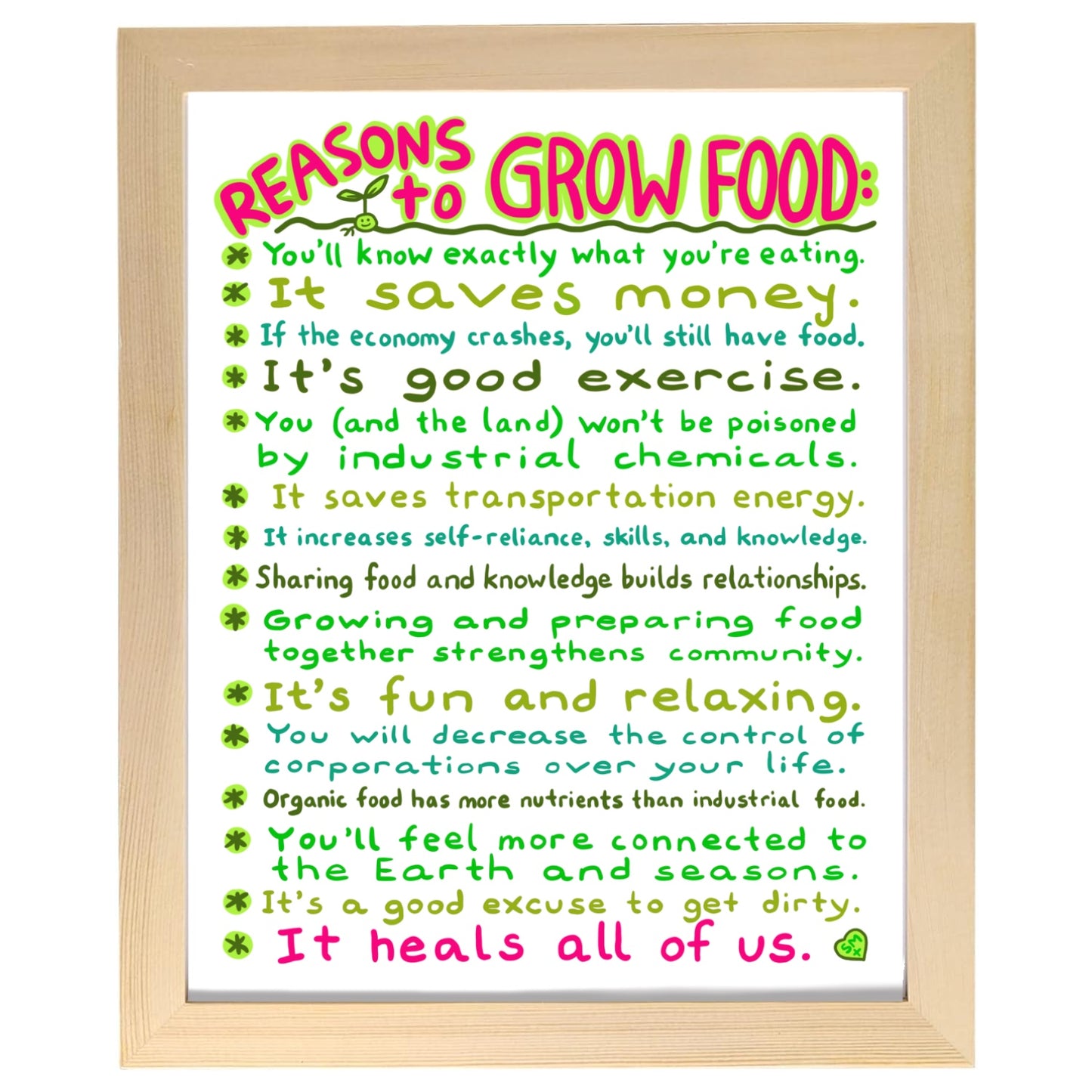 Reasons to Grow Food