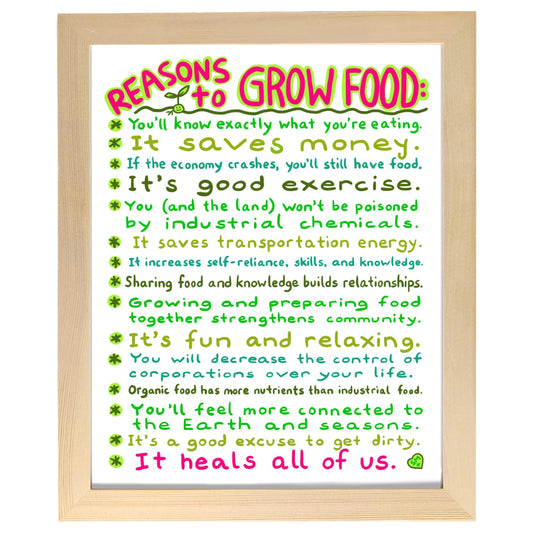Reasons to Grow Food