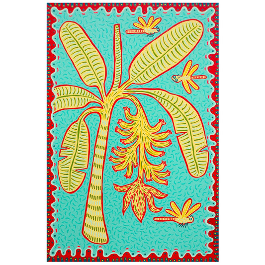 Banana Tree + Dragonflies