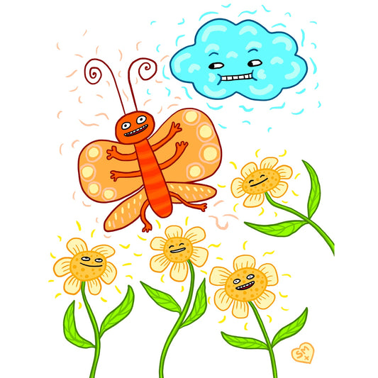 Cloud + Butterfly