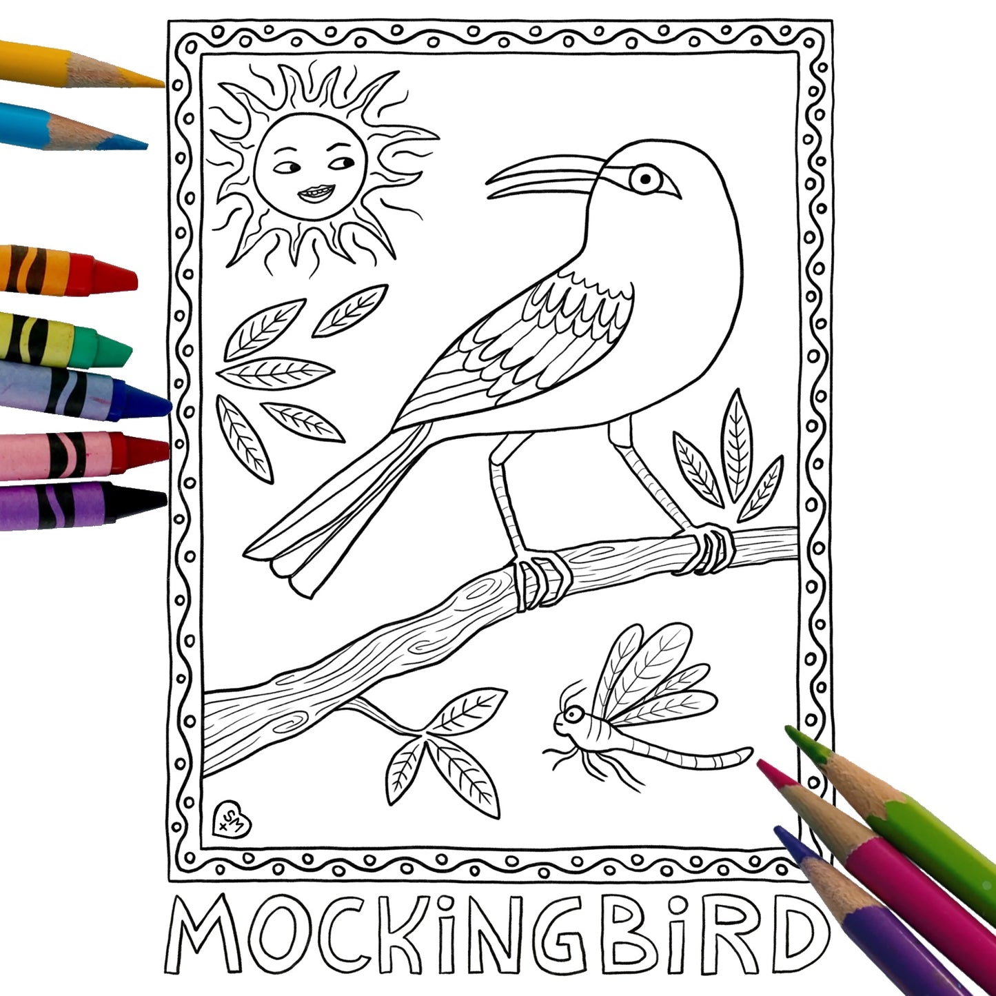 Coloring Book: South Florida Plants & Wildlife