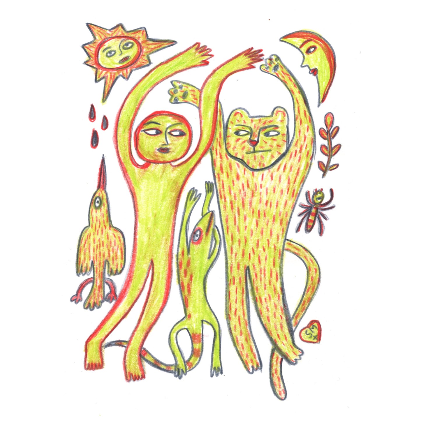 Human + Panther + Iguana + ...