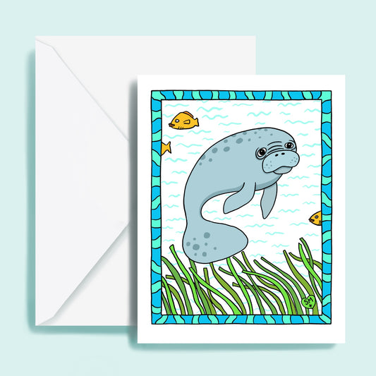Manatee + Seagrass