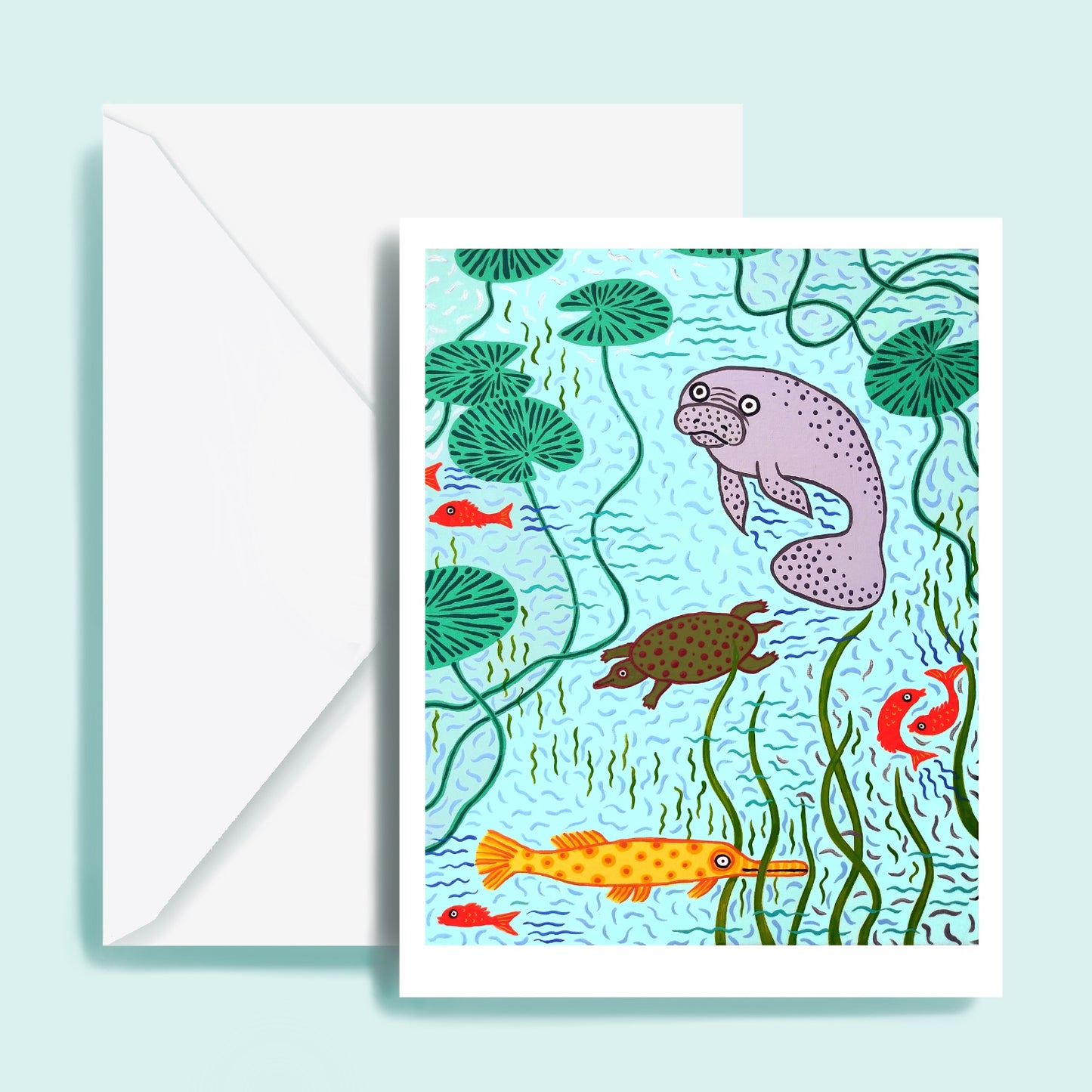 Manatee + Softshell Turtle + Gar + ...
